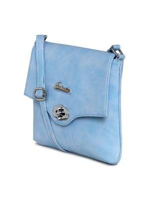 Esbeda Light Blue color Solid women's slingbag 8