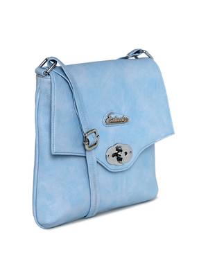 Esbeda Light Blue color Solid women's slingbag 10