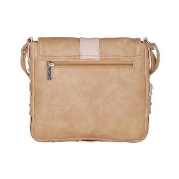 Esbeda Beige color Solid Drymilk slingbag for women 9