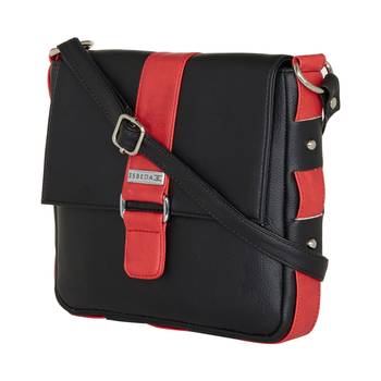 Esbeda Black color Solid Drymilk slingbag for women 8