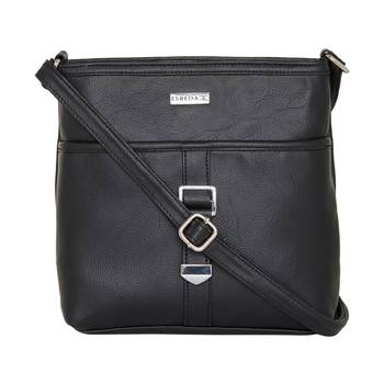Esbeda Black color Solid Drymilk slingbag for women 2