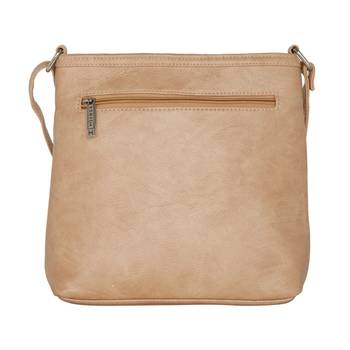 Esbeda Beige color Solid Drymilk slingbag for women 6