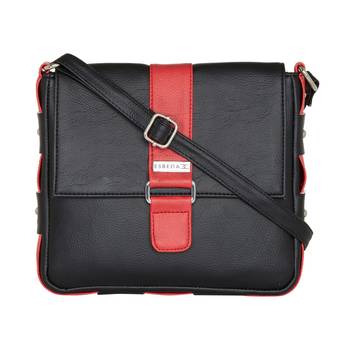 Esbeda Black color Solid Drymilk slingbag for women 3