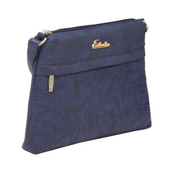 Esbeda D-Blue Color Stripe Pu Synthetic Material Slingbag For Women 4