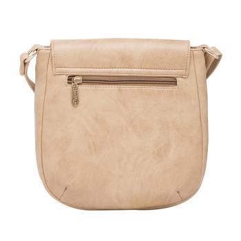Esbeda Beige Color Stripe Pu Synthetic Material Slingbag For Women 6