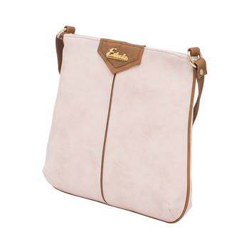 Esbeda Pink Color Stripe Pu Synthetic Material Slingbag For Women 7