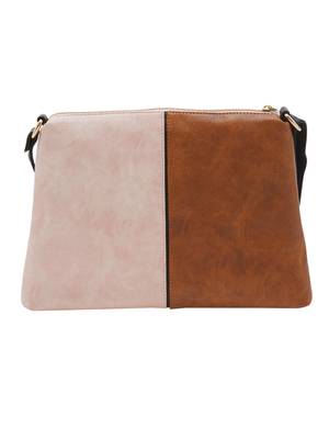 Esbeda Pink Color Solid Pu Synthetic Material Slingbag For Women 9