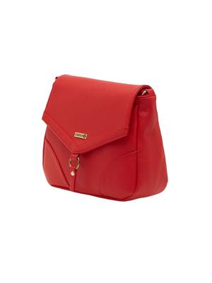Esbeda Red Solid Pu Synthetic Material Slingbag For Women 8