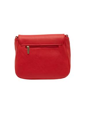 Esbeda Red Solid Pu Synthetic Material Slingbag For Women 12
