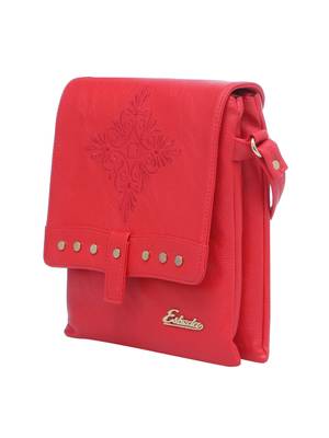 Esbeda Red Solid Pu Synthetic Material Slingbag For Women 5