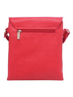 Esbeda Red Solid Pu Synthetic Material Slingbag For Women 6