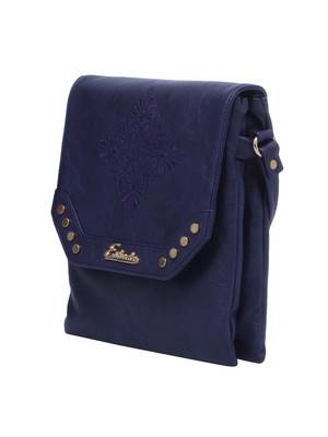 Esbeda D-Blue Solid Pu Synthetic Material Slingbag For Women 11