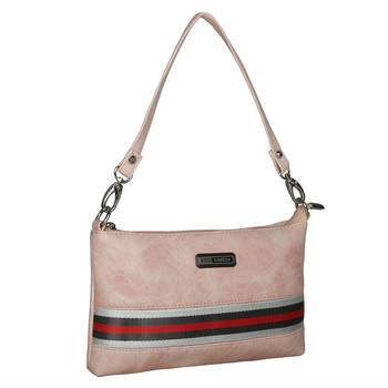 Esbeda Drymilk Pink PU Synthetic Slingbag For Women's 3