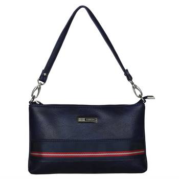 Esbeda Drymilk Dark Blue PU Synthetic Slingbag For Women 1