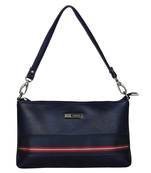 Esbeda Drymilk Dark Blue PU Synthetic Slingbag For Women