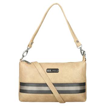 Esbeda Drymilk Beige PU Synthetic Slingbag For Women 1