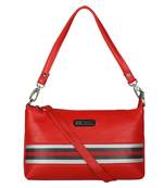 Esbeda Drymilk Red PU Synthetic Slingbag For Women's