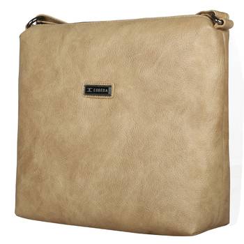 Esbeda Solid Beige PU Synthetic Slingbag For Women's 2