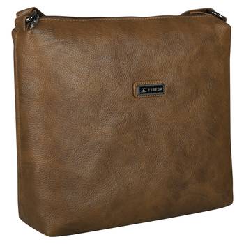 Esbeda Solid Brown PU Synthetic Slingbag For Women's 3