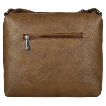 Esbeda Solid Brown PU Synthetic Slingbag For Women's 4