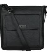 Esbeda Drymilk Black PU Synthetic Slingbag For Women's