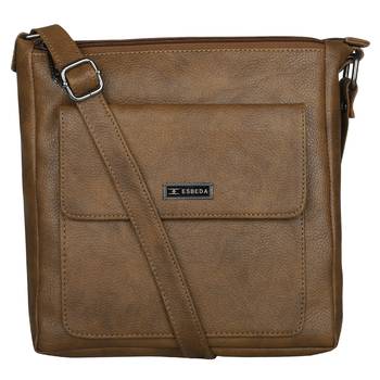 Esbeda Drymilk Brown PU Synthetic Slingbag For Women's 1
