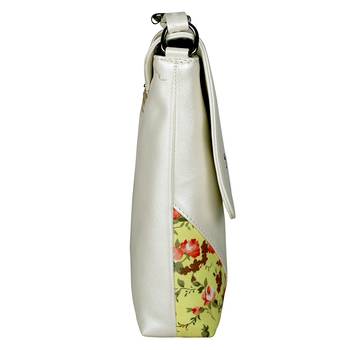Esbeda Cream Color PU Synthetic Material Spring Sapphire Slingbag For Womens 8