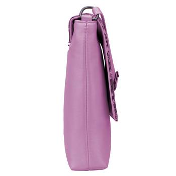 Esbeda Pink Color Medium Size Floral Metallic Slingbag 12