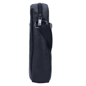 Esbeda Black Color Medium Size Drymilk Stripe Slingbag for Men's 12