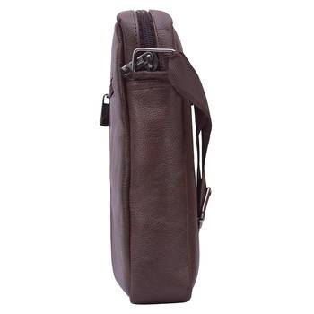 Esbeda Brown Color Medium Size Drymilk Stripe Slingbag 12