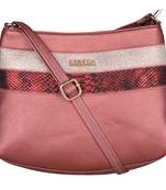 Esbeda Maroon Color Medium Size Chunky Glitter Slingbag For Womens