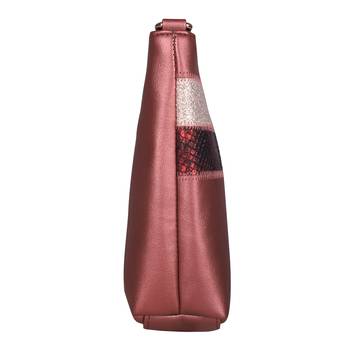 Esbeda Maroon Color Medium Size Chunky Glitter Slingbag For Womens 6