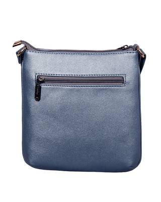 Esbeda Blue Color Medium Size Shiny Glitter Slingbag For Womens 6
