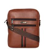 Esbeda Tan Color Solid Rodeo Crossbody Sling bag For Men