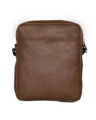 Esbeda Khaki Color Solid Camaro Crossbody Sling bag For Men 5