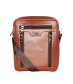 Esbeda Tan Color Solid Pattern Rodeo Crossbody Sling bag For Mens