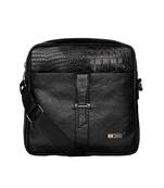 Esbeda Black Color Pearlized Rodeo Crossbody Sling bag For Mens