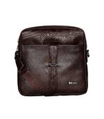 Esbeda Brown Color Pearlized Rodeo Crossbody Sling bag For Mens
