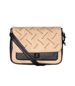 Esbeda Black Color solid Ball stud Sling Bag For Women