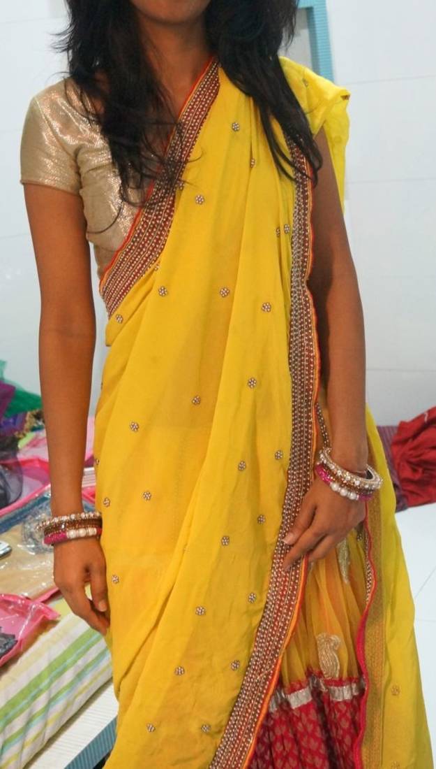 Ghagra cum saree