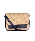 Esbeda Blue Color solid Ball stud Sling Bag For Women