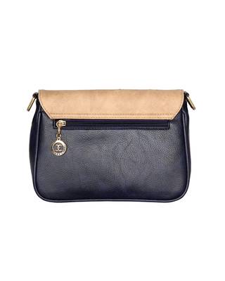 Esbeda Blue Color solid Ball stud Sling Bag For Women 5