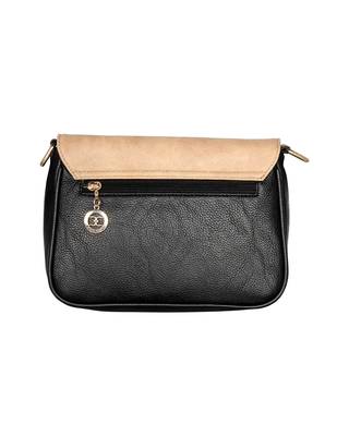 Esbeda Black Color solid Ball stud Sling Bag For Women 11