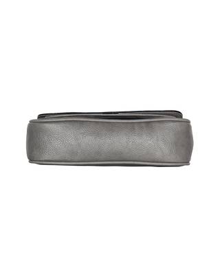 Esbeda Grey Color solid Ball stud Sling Bag For Women 12