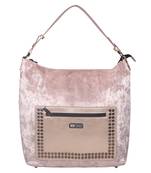 Esbeda Beige Solid PU Synthetic Totebag For Women's