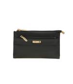 Esbeda Black Solid Pu Synthetic Material Wallet For Women