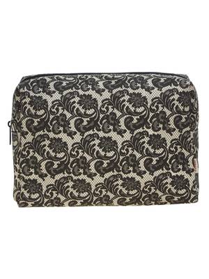 Esbeda Black Printed Pu Synthetic Material Travelling Kit For Women 9