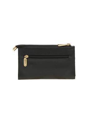 Esbeda Black Solid Pu Synthetic Material Wallet For Women 9