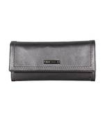 Esbeda Grey Color Small Size Solid Holo Trifold wallet For Women