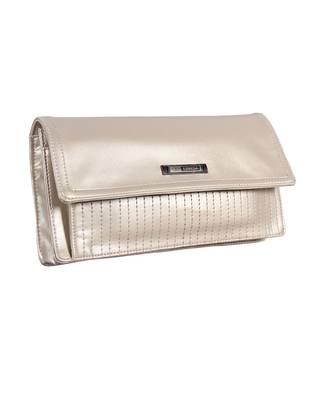 Esbeda Cream Color Small Size Solid Flapover Wallet For Women 6